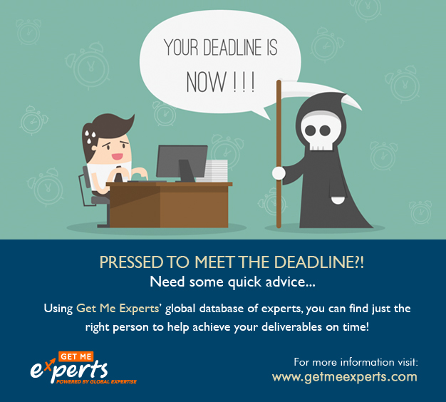 experts to help you meet deadline on time